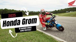 Unveiling the 2025 Honda Grom at Barber Small Bore Festival!