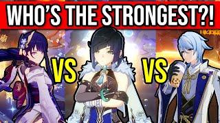 DPS Showdown! Yelan vs Raiden vs Ayato! Can Yelan Keep Up?! Genshin Impact