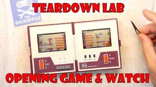 Nintendo Mario Bros Game and Watch Repair Tutorial Part 1 - Opening the shell
