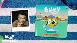 Swim School  Read by Jordan Fisher | Bluey Book Reads | Bluey