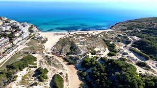 Mallorca, Cala Mesquida, vistas aéreas dron - Aerial drone views of Cala Mesquida, Mallorca