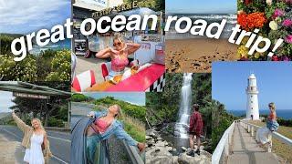 48 HOUR GREAT OCEAN ROAD TRIP! | Erskine Falls, Cape Otway Lighthouse & more! | Melbourne, Australia