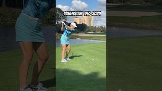 Small backswing big finish #Annika Sorenstam #golfswing #golf