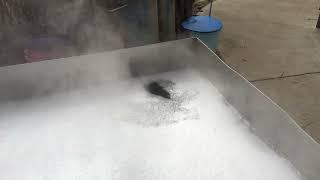 How to Reduce Foam in Boiling Maple Sap.