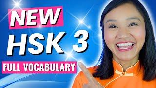 NEW HSK 3 Full Vocabulary - From Beginner to Intermediate with 973 Chinese Words - Complete Course