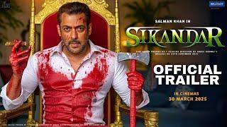 Sikandar - Official Trailer | Salman Khan | Rashmika Mandanna | Kajal Aggarwal | Sikandar Teaser