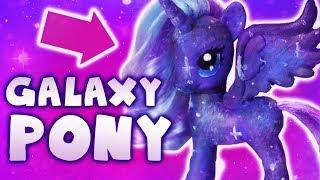 Galaxy My Little Pony Custom Princess Luna painting | Alice LPS