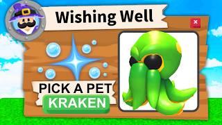 I Made 100 Wishes For Krakens In Adopt Me