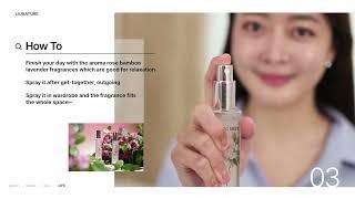 KOREA BRAND EXPO in DUBAI _AROMA ROSE FABRIC SPRAY