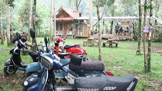 Touring vespa ke rumah nenek tepi lembah sukabumi || vespa fun X ves_ride