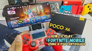 HOW TO PLAY FORTNITE MOBILE USING A PS4 CONTROLLER