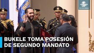 Nayib Bukele asume segundo mandato como presidente de El Salvador