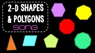 POLYGONS and 2-D SHAPES Song | Geometry VOCAB Music Video Series (Part 2)