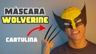 Cómo hacer una Máscara de Wolverine de cartulina - Momuscraft