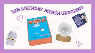 San Birthday Merch Unboxing!