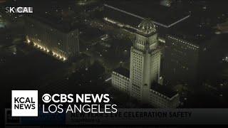 Security procedures already underway with New Year's Eve celebrations in downtown LA nearing