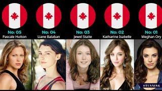 Top 35  most beautiful Actress in Canada 2024 ?