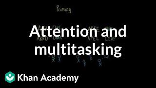 The spotlight model of attention and our ability to multitask | MCAT | Khan Academy
