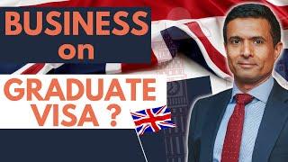 How To Start Your Business With Post Study Work Visa In UK?| PSW To Skilled Visa |UK PSW Update 2024