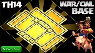 NEW STRONGEST! WAR BASE TH14 ANTI 3 STAR - COPYLINK 2024 - Clash of Clans #1183