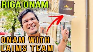 Onam With Laims Restaurant Team | Riga Malayalis | Students Life In Latvia | ft @J.E.E