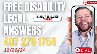 Disability Attorney Answers Questions For Free For 30 Minutes