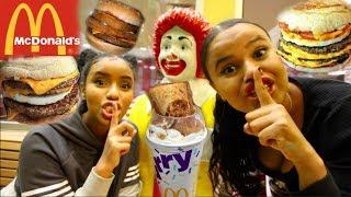 TRYING MCDONALD'S SECRET MENU ITEMS! (MCGANGBANG, APPLEPIE MCFLURRY?!) | Osh and Akela