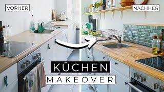 EXTREME KÜCHEN MAKEOVER - DIY Transformation unter 300 € | Küche renovieren und Fliesen verlegen