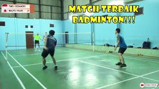 MATCH TERBAIK BADMINTON !! BERAKSI DI ATAS LAPANGAN | Malpo Mania