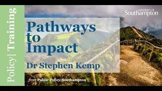 Policy|Training  - Pathways to Impact