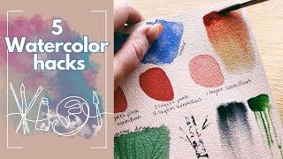 5 watercolor hacks to take your paintings to the next level