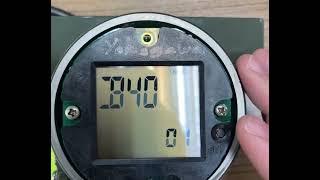 Yokogawa Vortex Flowmeter Totalizer setup