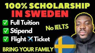 Fully Funded SI Scholarship in Sweden 2025 | Covers all Costs