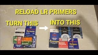 Reloading Primers. Make Large Rifle Using LM Pistol Primers. Then Accuracy Testing In 6.5 Creedmoor