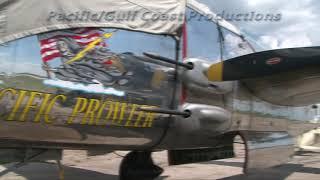 B 25 Pacific Prowler with a pilot who flew one as a trainer