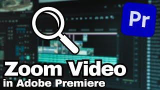 How to Zoom Video in Adobe Premiere Pro CC | Adobe Tutorial