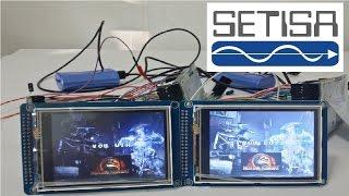 Juego interactivo con nRF24L01+ y TFT_320QVT