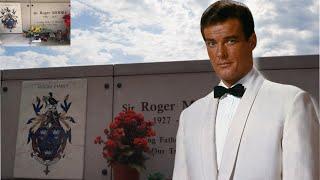 Sir Roger Moore's grave sparks outrage after fans discover it 'torn apart'