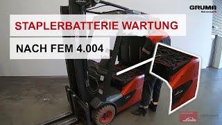 Staplerbatterie Wartung  | So warten und reparieren wir Ihre Gabelstaplerbatterie