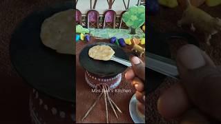 Tiny Chappathi, big flavor! Mini cooking #roti #MiniatureCooking #Shorts #MiniFood #tinykitchen