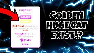 OMG!  GOLDEN HUGE CAT EXIST!? | Pet Simulator X