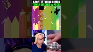 Shortest Hard Demon in Geometry Dash #shorts