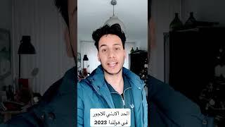 الحد الادني للاجور هولندا 2023