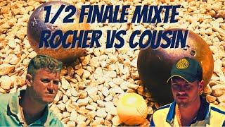 1/2 Finale Mixte Championnat de France Pétanque 2021 Rocher vs Cousin