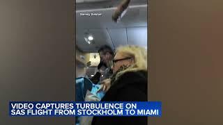 VIDEO: Severe turbulence forces Miami-bound flight to return to Europe