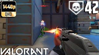 Valorant- 42 Kills As Phoenix On Breeze Rated Full Gameplay #76! (No Commentary)