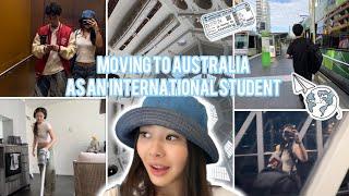 Moving to Australia as an international student  Vlog ️