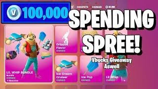 100,000 Vbucks Spending Spree!