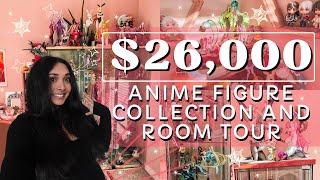 My $26,000 Anime Figure Collection & Room Tour  cozy vibes, rare figures and cute aesthetic things