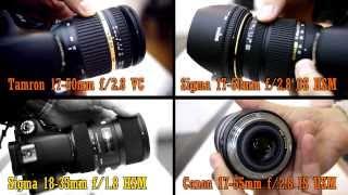 Fast zoom lens battle: Canon 17-55 f2.8, Sigma 18-35 f1.8, Tamron 17-50 f2.8 VC, Sigma 17-50 f2.8 OS